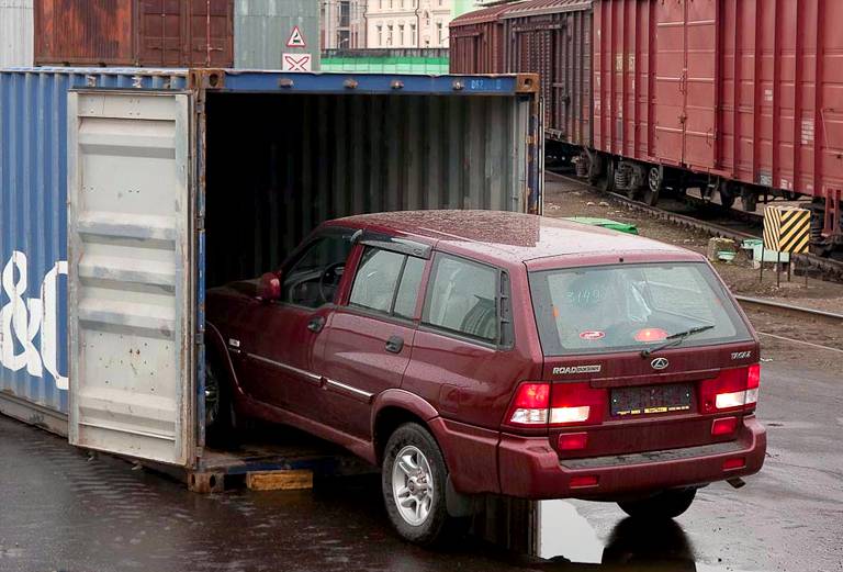 Перевозка авто сеткой nissan x-tr / 2011 г / 1 шт из Ноябрьска в Смоленск
